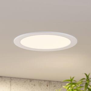 PRIOS Prios LED лампа за вграждане Cadance, бяла, 24cm, комплект от 10 броя, CCT, Затъмняване, Бял, Баня, Алуминий, Модерен, Осветителни тела за вграждане кръгли