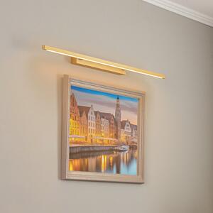 Quitani Talon LED осветително тяло за картини, месинг с анодирано покритие, Затъмняване, Злато / месинг, Коридор, Алуминий, Модерен