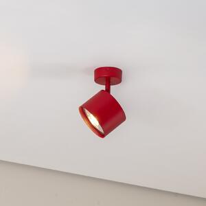 Argon Таванна лампа Chloe, регулируема, с една лампа, червена, Затъмняване, Червен, Дневна/трапезария, Метал, Модерен