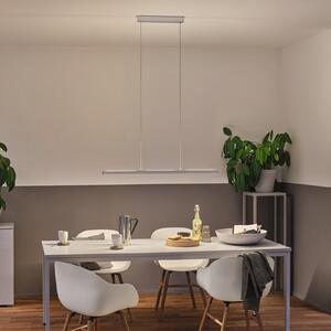Paulmann Lento LED-висяща лампа ZigBee CCT dim хром, Затъмняване, Сив, Дневна/трапезария, Метал, Модерен