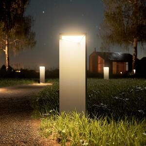 Sigor LED акумулаторна слънчева светлина Nusolar антрацит, височина 50 см, Затъмняване, Черен, Метал, Модерен, Соларно осветление