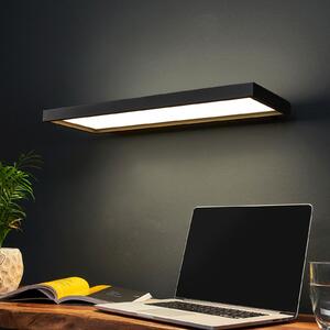 Arcchio LED осветление за офис Rick, черно, универсално бяло, Затъмняване, Черен, кабинет / офис, Пластмаса, Модерен