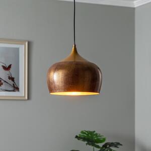 Opviq Berceste 211-S висяща лампа Ø30cm златна, Затъмняване, Злато / месинг, Дневна/трапезария, Метал