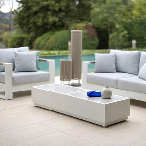 Les Jardins LED слънчева светлина за земята Rop&Strip височина 120cm, 3000 K, 500 lm, Затъмняване, Кафяв / ръждив, Алуминий, Модерен