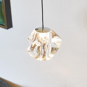LOOM DESIGN LED висящо осветление Ice Ball, хром/ясен, Ø 10,5 cm, Затъмняване, Металик, Дневна/трапезария, Метал, Модерен, Глобус