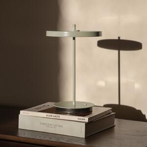 UMAGE LED акумулаторна настолна лампа Asteria Move маслиненозелена uni, 31cm, Затъмняване, Зелен, Дневна/трапезария, Метал, Дизайн