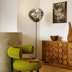 Tom Dixon LED стояща лампа Melt Cone Slim, хромирана, евро, Металик, Дневна/трапезария, Пластмаса, Дизайн