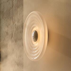 Tom Dixon LED стенна лампа Press Sphere, матирана, Ø 35 cm, Затъмняване, Бял, Баня, Стъкло, Дизайн