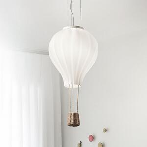 IDEAL LUX Ideal Lux висяща лампа Dream Big, бяла, опалово стъкло, Ø 42 cm, Бял, Дневна/трапезария, Стъкло, Модерен
