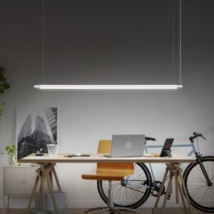 OSRAM LED висяща лампа Office line Slab бяла 4.000 K DIM, Затъмняване, Бял, кабинет / офис, Алуминий, Модерен