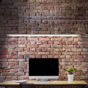 OSRAM LED висяща лампа Office line Panel Ellipse бяла 940 DIM, Затъмняване, Бял, кабинет / офис, Алуминий, Модерен