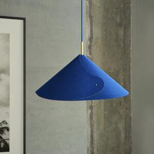 OSRAM висяща лампа Decor Flip, синя, филц, E14, регулируема, Затъмняване, Син, Дневна/трапезария, Плат / текстил