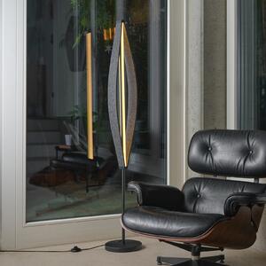 OSRAM LED стояща лампа Decor Flat Felt, сива, филц, 3000 K, Сив, Дневна/трапезария, Плат / текстил, Модерен