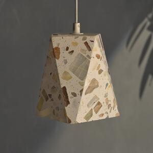 OSRAM висяща лампа Decor Gleam Box, терацо, бежова, E27, Затъмняване, Бежов, Дневна/трапезария, Мрамор