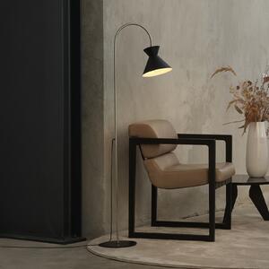OSRAM стояща лампа Decor Waist, стомана, черна, E27, Черен, Дневна/трапезария, Метал, Модерен