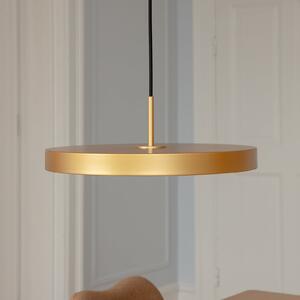 UMAGE LED висяща лампа Asteria Medium, месингов цвят Ø 43 cm, Затъмняване, Злато / месинг, Дневна/трапезария, Метал, Дизайн