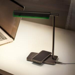 OSRAM LED настолна лампа Office Line Desk Roof черна, CCT, DIM, Затъмняване, Черен, кабинет / офис, Метал