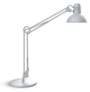 Maul LED настолна лампа MAULstudy, сребриста, 49 cm, E27, Металик, кабинет / офис, Метал