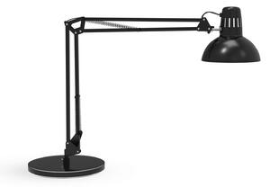 Maul LED настолна лампа MAULstudy, черна, стомана, 49 cm, E27, Черен, кабинет / офис, Метал