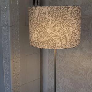 PR Home Стелажна лампа Amy, Eldertree зелено/сиво, височина 150 cm, E27, Сив, Дневна/трапезария, Плат / текстил