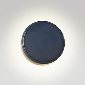 MARSET LED стенна лампа Caramel, синя, Ø 28 cm, TRIAC, стъкло, Затъмняване, Син, Дневна/трапезария, Стъкло, Дизайн