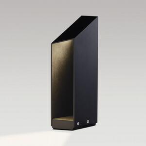 MARSET LED лампа с цокъл Domus, височина 37 cm, черна, алуминий, Затъмняване, Черен, Алуминий, Дизайн