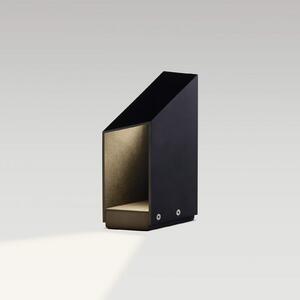 MARSET LED лампа с цокъл Domus, височина 26 cm, черна, алуминий, Затъмняване, Черен, Алуминий, Дизайн
