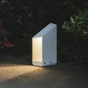 MARSET LED лампа с цокъл Domus, височина 26 cm, бяла, алуминий, Затъмняване, Бял, Алуминий, Дизайн