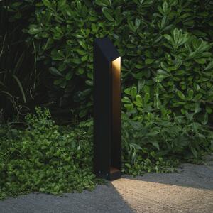 MARSET LED лампа с цокъл Domus, височина 55 cm, черна, алуминий, Затъмняване, Черен, Алуминий, Дизайн