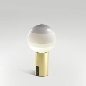 MARSET акумулаторна настолна лампа Dipping Light, с регулируема яркост,, Затъмняване, Бял, Дневна/трапезария, Стъкло, Дизайн