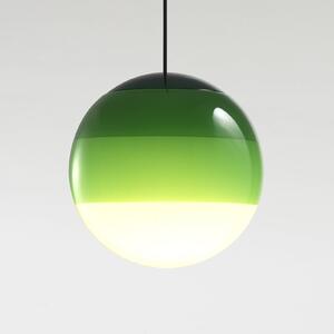 MARSET LED висяща лампа Dipping Light Ø 13 cm зелена, Затъмняване, Зелен, Дневна/трапезария, Стъкло, Дизайн, Глобус