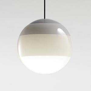 MARSET LED висяща лампа Dipping Light Ø 20 cm бяла, Затъмняване, Бял, Дневна/трапезария, Стъкло, Дизайн, Глобус