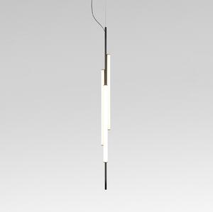 MARSET LED висяща лампа Ambrosia 130 w/Plug-in 2700K черна, Затъмняване, Черен, Дневна/трапезария, Алуминий, Дизайн