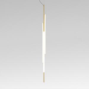 MARSET LED висяща лампа Ambrosia 175w/Plug-in 2700K златист цвят, Затъмняване, Злато / месинг, Дневна/трапезария, Алуминий, Дизайн