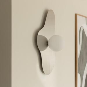 Globen Lighting стенна лампа ILLUSION, хром, стъкло, 60 cm, Сив, Дневна/трапезария, Стъкло, Модерен
