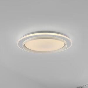 JUST LIGHT. GmbH LED таванска лампа Lago Ø 49,3 cm CCT Дистанционно управление, Затъмняване, Бял, Дневна/трапезария, Метал, Модерен
