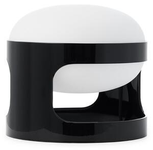 Kartell настолна лампа KD28, черна, Ø 25 cm, E14-LED, Черен, Дневна/трапезария, Пластмаса, Дизайн