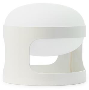 Kartell настолна лампа KD28, бяла, Ø 25 cm, E14-LED, Бял, Дневна/трапезария, Пластмаса, Дизайн