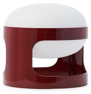 Kartell Настолна лампа KD28, тъмночервена, Ø 25 cm, E14-LED, Червен, Дневна/трапезария, Пластмаса, Дизайн
