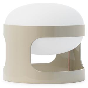 Kartell настолна лампа KD28, сива, Ø 25 cm, E14-LED, Сив, Дневна/трапезария, Пластмаса, Дизайн