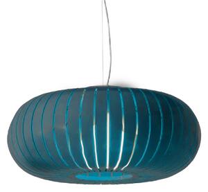 Kartell висяща лампа Teresa, петрол, Ø 50 cm, E27-LED, Син, Дневна/трапезария, Пластмаса, Дизайн