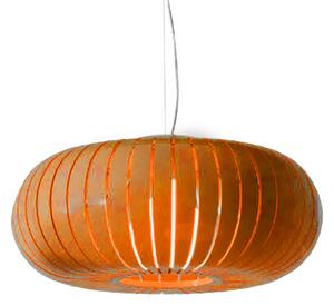 Kartell висяща лампа Teresa, оранжева, Ø 50 cm, E27-LED, Оранжев, Дневна/трапезария, Пластмаса, Дизайн