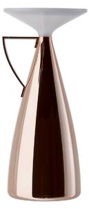 Kartell LED акумулаторна настолна лампа Camomille, меден цвят, дим., Затъмняване, Мед, Дневна/трапезария, Пластмаса, Дизайн