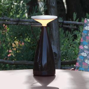 Kartell LED акумулаторна настолна лампа Camomille, тъмночервена, с регулируема, Затъмняване, Червен, Дневна/трапезария, Пластмаса, Дизайн