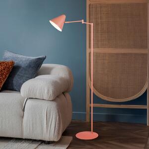 Trio Lighting Степен лампа Cosima, кайсиево, височина 126 cm, метал, Оранжев, Дневна/трапезария, Метал, Модерен