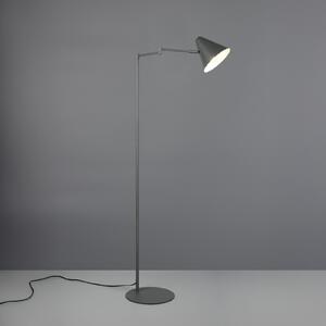 Trio Lighting Стелаж Cosima, антрацит, височина 126 cm, метал, Черен, Дневна/трапезария, Метал, Модерен
