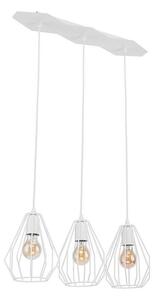LED полилей на кабел BRYLANT 3xE27/60W/230V бял