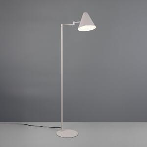 Trio Lighting Степен лампа Cosima, светло сива, височина 126 cm, метал, Сив, Дневна/трапезария, Метал, Модерен