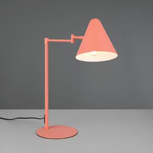 Trio Lighting Настолна лампа Cosima, кайсиево, височина 50 cm, метал, Оранжев, Дневна/трапезария, Метал, Модерен