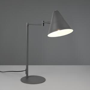 Trio Lighting Настолна лампа Cosima, антрацит, височина 50 cm, метал, Черен, Дневна/трапезария, Метал, Модерен